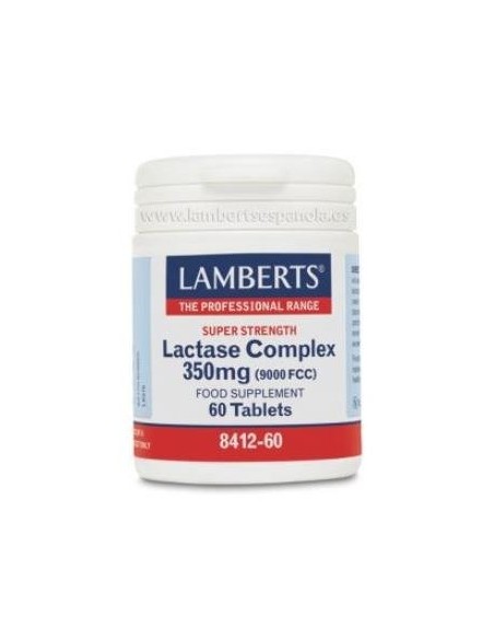 Enzima Lactasa  (equivale a 9000 FCC)  60 Tabs. de Lamberts