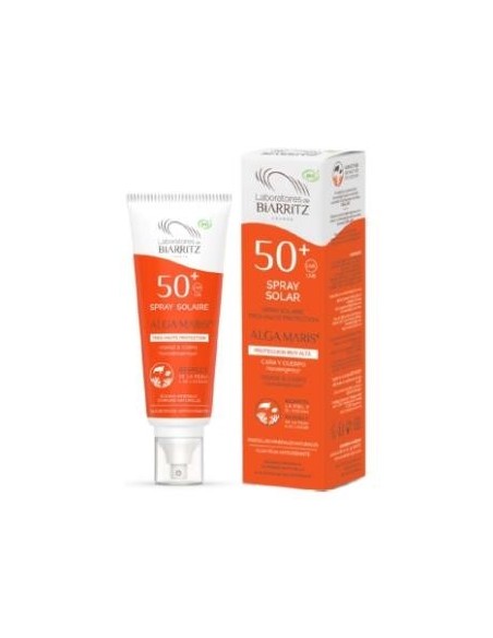 Spray Solar Cara Y Cuerpo Spf50+ 100Ml. de Alga Maris - Lab. Biarritz**