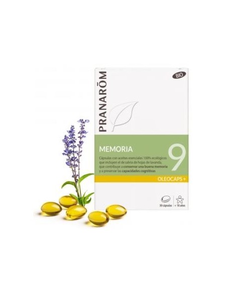 Oleocaps+ Plus 9 Memoria 30Cap. Bio de Pranarom