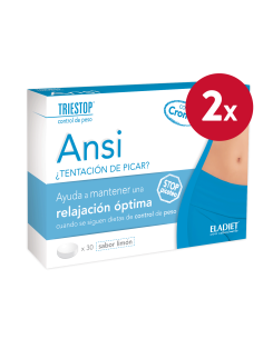 Pack de 2 uds Triestop Ansi Quita Ansia Sabor Limon 30Comp. de Eladiet