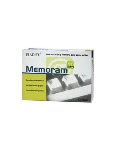 Pack de 2 Memoram 60 Comprimidos de Eladiet Pack