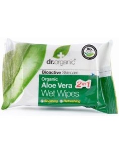 Toallitas Humedas Aloe Vera Organico 20Ud. de Dr. Organic