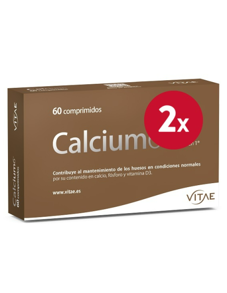 Pack 2 uds Calcium6 60 comprimidos de Vitae