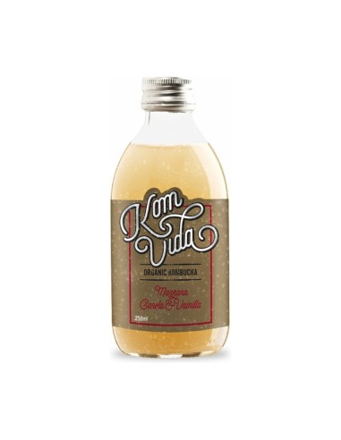 Kombucha Manzana Canela y Vainilla Komvida 250 ml Natural