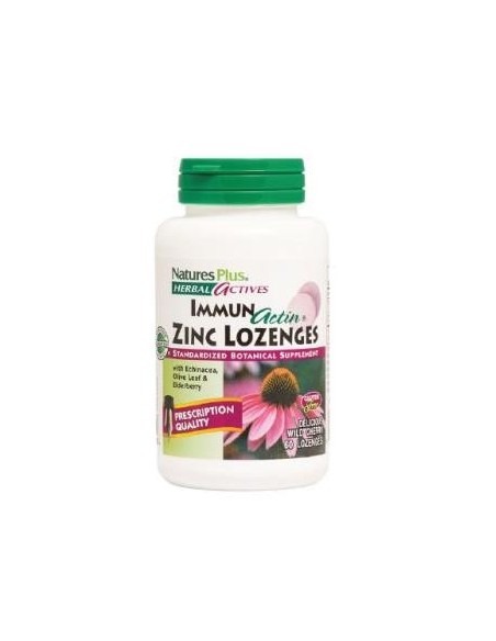 Immunactin Zinc Lozenges 60 Comp de Natures Plus