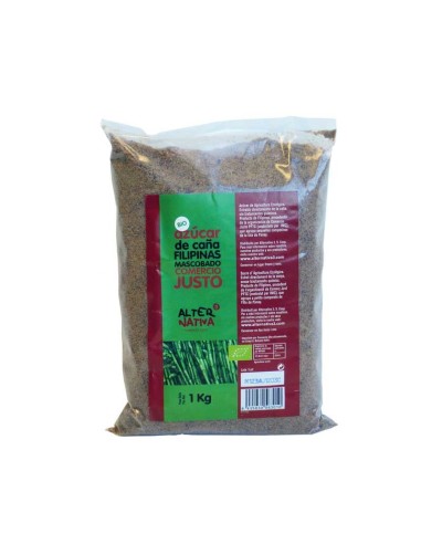 Azúcar de Caña Mascobado Bio. 1Kg Filipinas de Alternativa
