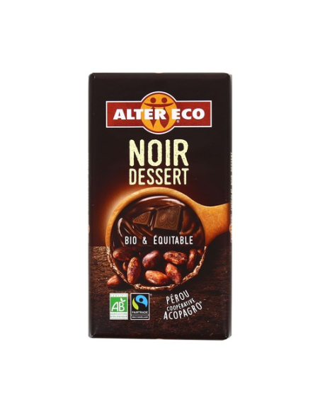 Chocolate Negro Para Postres Bio, 200 G de Altereco
