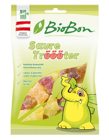 Caramelos De Goma Sabor Frutas Ácidas Bio, 100 G de Biobon