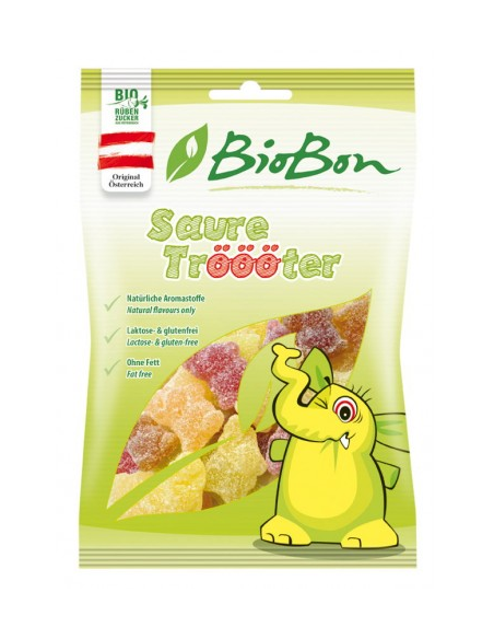 Caramelos De Goma Sabor Frutas Ácidas Bio, 100 G de Biobon
