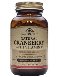 Arandano Rojo Con Vitamina C 60Vegicaps de Solgar 2