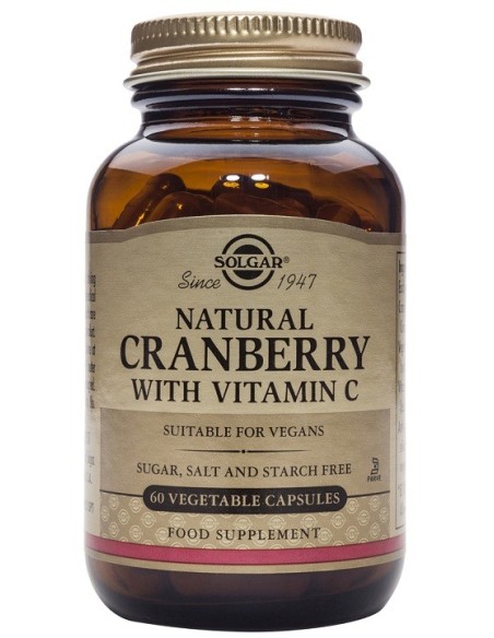 Arandano Rojo Con Vitamina C 60Vegicaps de Solgar