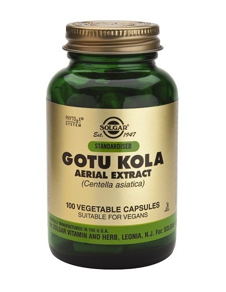 Gotu Kola Sfp (Centella Asiatica) 100Cap de Solgar