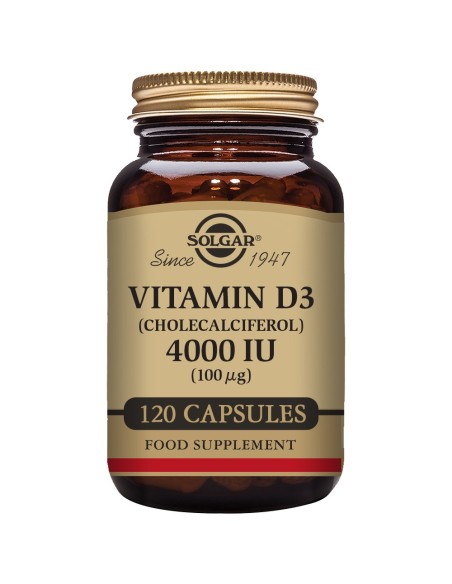 Vitamina D3 4000Ui (100Mcg) 120Cap.Veg. de Solgar