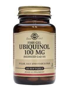 Fish Gel Ubiquinol 100 mg  60 cápsulas blandas Solgar