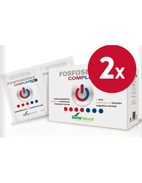 Pack de 2 ud Fosfoserina Complex Plus 28Sbrs. de Sori