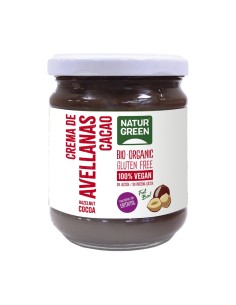 Crema de Avellanas Cacao bajo de azucar con Eritritol 200 gr