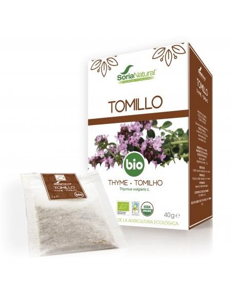 Tomillo Bio 20 Bolsas de Soria