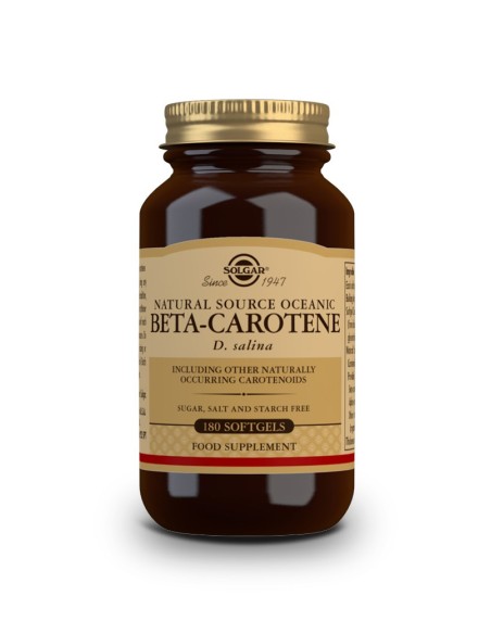 BetaCaroteno Oceánico (7 mg)  180 cápsulas blandas Solgar