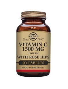 Vitamina C 1500Mg Rose Hips 90 Comprimidos de Solgar