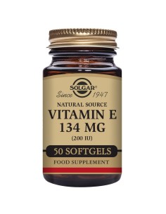 Vitamina E 200 UI  50 cápsulas blandas Solgar
