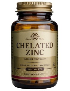 Zinc Quelado 100Comp de Solgar