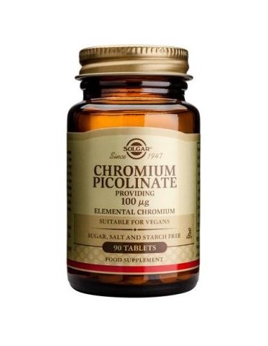 Gtf Cromo Picolinato Sin Lev.100Mcg.(Ref.1365) 90C de Solgar