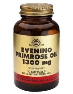 Aceite de Prímula de Rosa 1300 mg  30 cápsulas blandas Solgar
