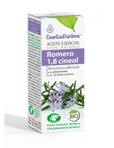 Aceite Esencial Romero 1,8 Cineol Bio 10 Ml de Esential Arom