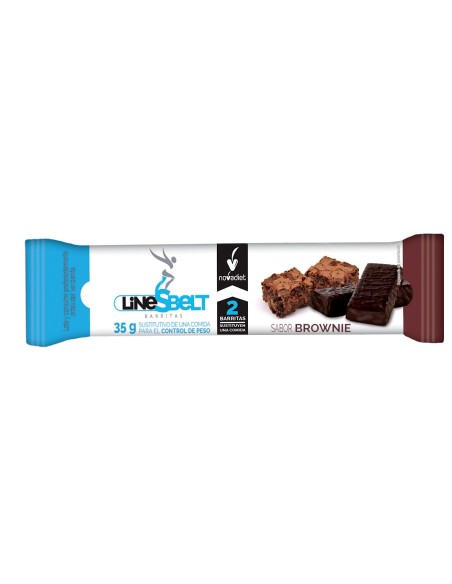 Line Sbelt Brownie 35 g. cada una. de Novadiet