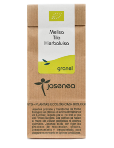 Melisa-Tila-Hierbaluisa Bio 25 Gr. Bolsa Kraft Granel 25 Gr. de Josenea