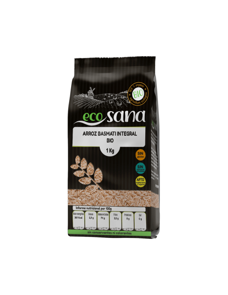 Arroz Basmati Integral Bio 1Kg Ecosana