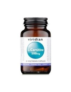L-Carnitina 500Mg 30 Cápsulas Veg. Viridian