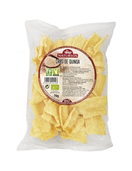 Chips De Quinoa 70 Gramos Bio Natursoy