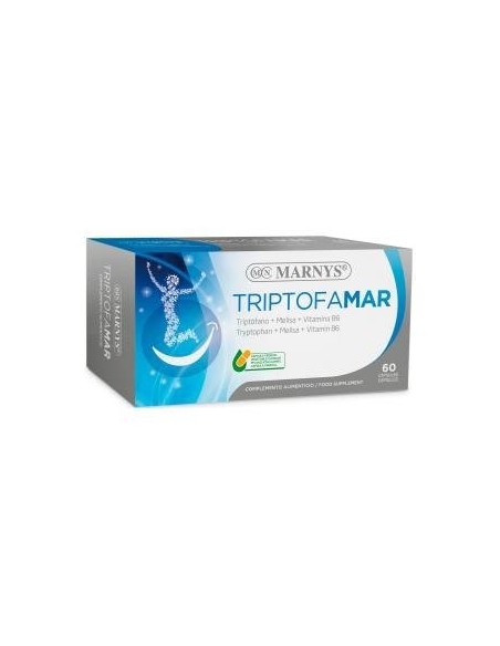 Triptofamar ? Triptófano + Melisa + Vitamina B6- 60 Cápsulas Egetales Marnys