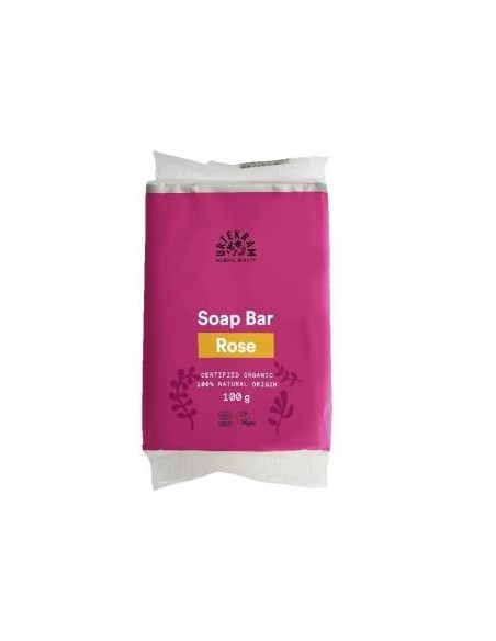 Pastilla De Jabon De Rosas 100Gr. Eco Vegan de Urtekram