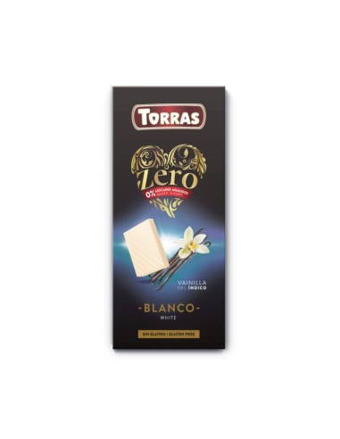 Chocolate Blanco Con Vainilla Del Índico Zero, 100 G de Torras