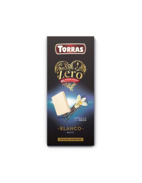 Chocolate Blanco Con Vainilla Del Índico Zero, 100 G de Torras
