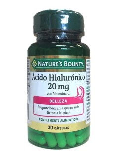 Acido Hialuronico 20Mg Con Vit. C 30Cap de Nature S Bounty