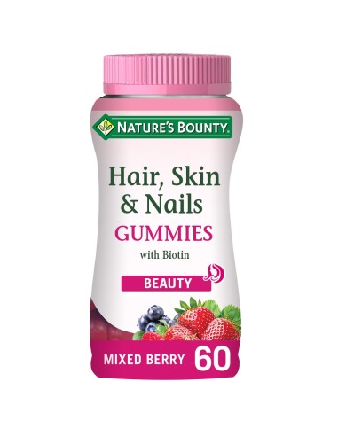 Beautiful Skin Gummies Con Ac. Hialuronico 60Gomin de Nature S Bounty