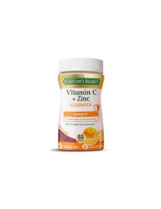 Vitamina C + Zinc 60Gummies de Nature S Bounty