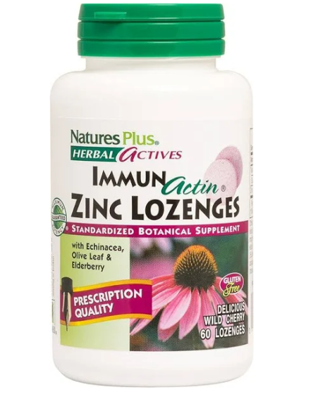Immunactin Zinc Lozenges 60 Comp de Natures Plus