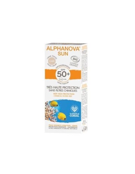 Solar Facial Spf50+ Color Light Hipoaler 50Gr. Bio de Alphanova