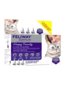 Feliway Optimum 3 Pack Recambio 3Meses Ceva Vet