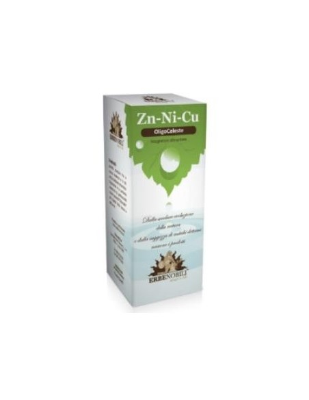 Oligoceleste Zn/Ni/Cu (Zinc/Niquel/Cobre) Oligoelemento 50Ml de Erbenobili