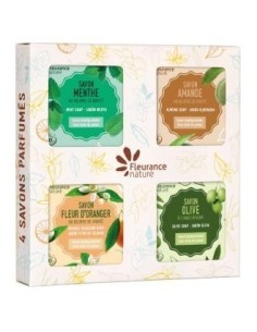 Cofre 4 Jabones Perfumados 4X100Gr. de Fleurance Nature