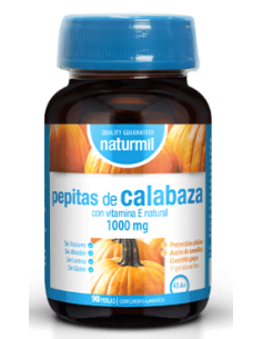 Calabaza (Pepitas) 1000 Mg Perlas 90 Capsulas De Dietmed