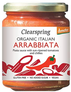 Salsa Arrabbiata Demeter Bio 300 g  de Clearspring