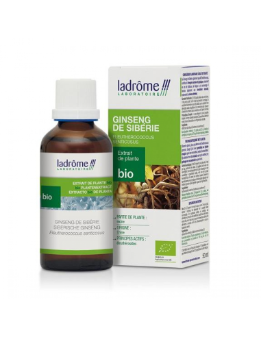 Extracto Ginseng bio (Panax Ginseng), 50ml de Ladrôme Laboratoire
