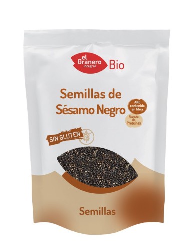 Semillas De Sésamo Negro Bio, 200 G de El Granero Integral