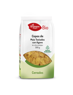 Copos De Maíz Tostado Con Agave Bio, 300 G de El Granero Integral